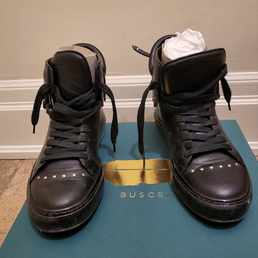 Buscemi 125mm fringe stud sneakers